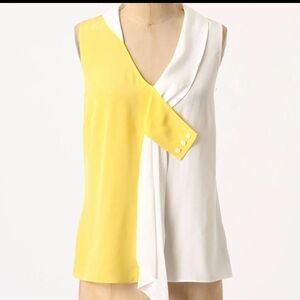 Anthropologie Maeve Silk Dyad Tank